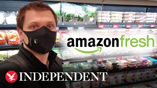 Inside the UKs first Amazon Fresh store [upl. by Odrarebe731]