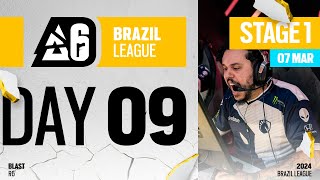 BLAST R6  Brazil League 2024  Stage 1  Day 9 [upl. by Yrot]