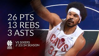 Jarrett Allen 26 pts 13 rebs 3 asts vs Sixers 2324 season [upl. by Hnoj210]