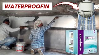 Epoxy Triblock Asian Paints Hindi  Overhead Water Tank Waterproofing Procedure  Kaise Karte Hai [upl. by Eiramnerual]