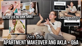 APARTMENT MAKEOVER  QampA VLOG ANG MISIS VLOG212 janalarman [upl. by Corrina]