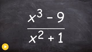 Divide two polynomials using long division [upl. by Fabrienne209]