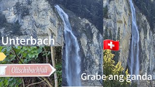 Meiringen SwitzerlandAmazing Oltschibachfall in Swiss Alps must visitunterbach mountains [upl. by Analise]