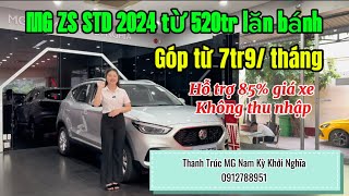 MG ZS STD 2024 trả trước thấp và thu hồi vốn nhanh Liên hệ em ngay [upl. by Nyltyak]