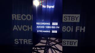 Teste switcher Sony Mcx 500  Sony Hd 1000 [upl. by Ahsiea546]