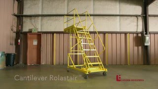 Rolastair™ Rolling Ladder Stands [upl. by Eramat]