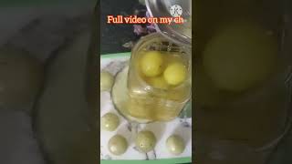 Salted gooseberry Recipe  Probiotic Amla amla achar viral [upl. by Anatsirhc]