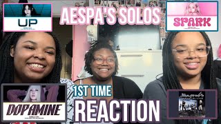 1st TIME REACTION AESPA SOLOS 😱😱 [upl. by Nuahsyd330]