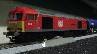 Hornby R3884  Class 60 Diesel Locomotive  60100 DB Cargo  OO Gauge  Model Train Review  HD  V2 [upl. by Hubert]