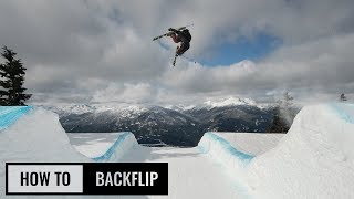 How To Backflip On Skis [upl. by Ashia313]