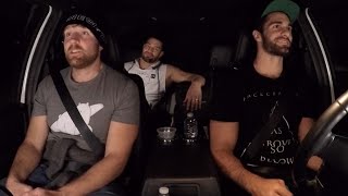 The Shield reunite on the road on WWE Ride Along WWE Network Exclusive [upl. by Mandler497]