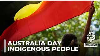 Australia day protests Marches in solidarity with indigenous people [upl. by Eessac]