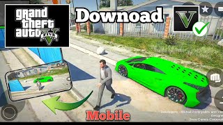 Finally GTA 5 Download mobile📲 [upl. by Slaby]