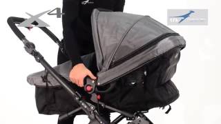 TFK Joggster X4 Kinderwagen  Adapter  Babyzeiten [upl. by Anehsuc430]