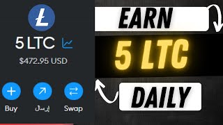 Crypto Airdrop  Earn 5 LTC DAILY For Free With No Investments OR Fees [upl. by Mcnamara64]