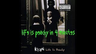 Korn  Life Is Peachy in 4 Minutes Guitar Cover [upl. by Longley]