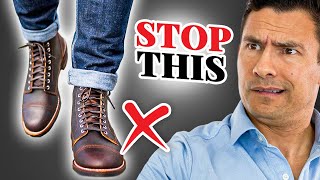 CORRECTLY Match Boots With Jeans Most Men Mess This Up [upl. by Vedis302]