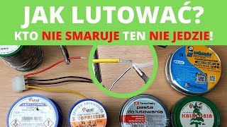 Jak lutować lutowanie od podstaw  kurs poradnik podstawy nauka lutowania pierwsze lutowanie co to [upl. by Stefa]