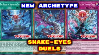 893  Yugioh  SnakeEyes Duels New Archetype Deck Download in Description [upl. by Ethelbert]