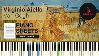 Virginio Aiello  Van Gogh НОТЫ amp MIDI  PIANO COVER  PIANOKAFE [upl. by Monarski]