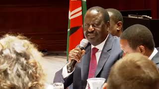 Raila speaks french during AU veting [upl. by Kcyred]