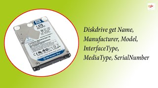 How to Diskdrive get Name  Manufacturer  Model  InterfaceType  MediaType  SerialNumber [upl. by Yasdnyl]