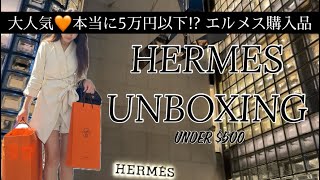 HERMES UNBOXING  エルメス購入品 5万円以下 hermes hermeslover エルメス [upl. by Emirac]