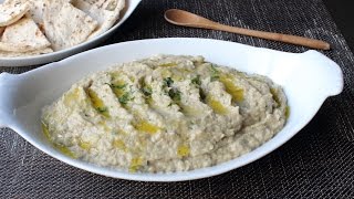 Baba Ghanoush  How to Make Roasted Eggplant Dip amp Spread [upl. by Acysej]