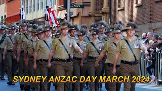 Sydney ANZAC Day March 2024  Part 2 [upl. by Arras]