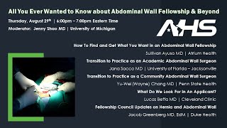 All You Ever Wanted to Know about Abdominal Wall Fellowship and Beyond [upl. by Anovad]