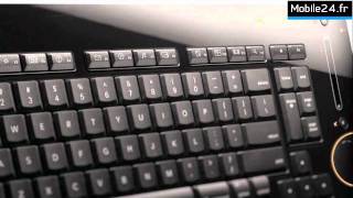 Clavier sans fil Logitech diNovo Edge  Noir  Silver [upl. by Pearson648]