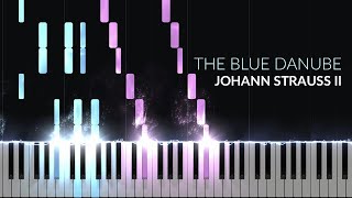 The Blue Danube  Johann Strauss II Piano Tutorial [upl. by Marb954]