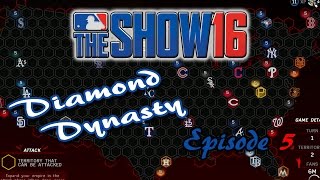 MLB 16 The Show  Diamond Dynasty 5 Conquest Mode MLB 16 PS4 Gameplay [upl. by Eenwahs]