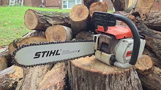 Stihl 031 AV [upl. by Hpseoj]