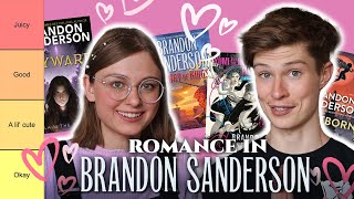 Ranking Brandon Sanderson Books Based on their Romance [upl. by Glassman]