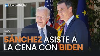 Sánchez asiste a la cena ofrecida con Biden en la Casa Blanca [upl. by Nedap]