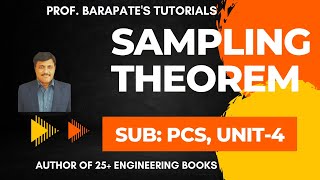 SAMPLING THEOREM [upl. by Anaylil907]