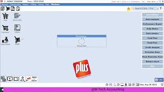 Sales analysis report in plus accounting software [upl. by Sibby]