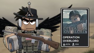 The Roblox War Roblox Operation Overlord [upl. by Leggett]