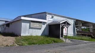 Tearing down of the old HartlandNB Centennial Arena2024 [upl. by Ttezzil567]