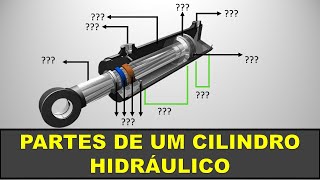 CILINDRO HIDRÁULICO  Partes Principais [upl. by Deck]