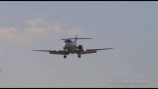 Hawker 800 XP  XAJBT  Takeoff amp Land [upl. by Naihtniroc]