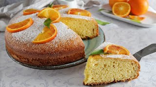 TORTA ALLARANCIA🍊il dolce facile per la colazione senza latte e senza burroLa cucina di Rita [upl. by Saw255]