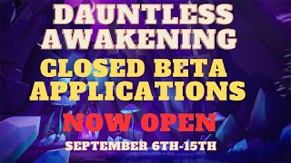 DAUNTLESS ✨UPDATE 2024✨CLOSED BETA [upl. by Katerina936]