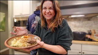 Our FAVORITE Pot Roast Cook Family Dinner with me  Kitchen VLOG [upl. by Rehm]