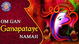 Om Gan Ganapataye Namah 108 Times  Shri Ganesh Mantra  Popular Ganesh Mantra [upl. by Aratas]