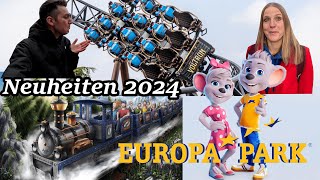 Europa Park Neuheiten 2024 I Voltron Shows Gastronomie Alpenexpress Opening Date [upl. by Michael957]