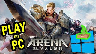 🎮 How to PLAY  Arena of Valor  on PC ▶ DOWNLOAD and INSTALL Usitility2 [upl. by Enirroc725]