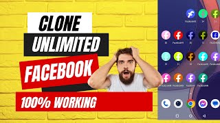 Facebook App Cloning Method 2024  Unlimited Clone App  Without app cloner [upl. by Riabuz]