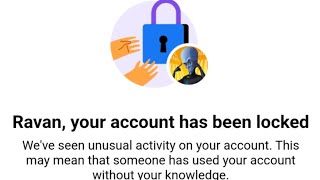 Facebook account has been locked how to unlock facebook account trending love facebook [upl. by Nonnah]